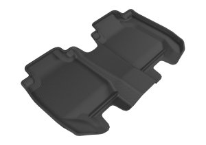 Honda HR-V Floor Mats - Rear - 3D MAXpider - Kagu Series - Black - `16-`20